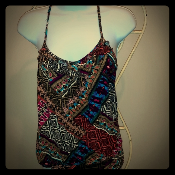 ✌☮$5 Bundle Add-on🌻 BOHO Tank Top 🇨🇦 Small - Picture 2 of 5